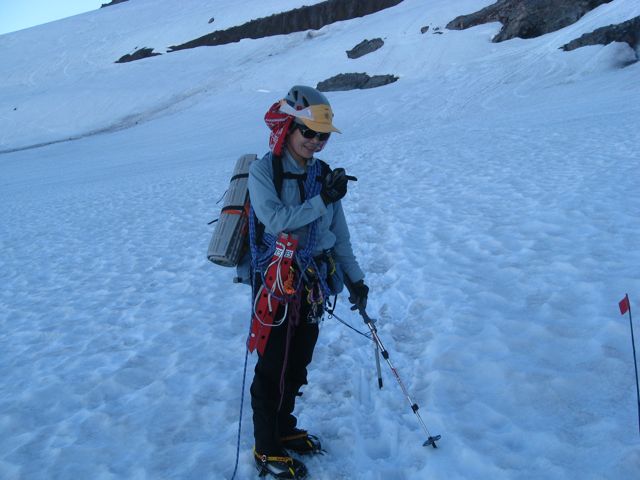 扁带使用中（Mt. Rainier)